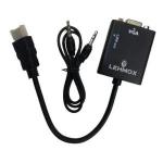 Adaptador Vga P/ Hdmi Com Cabo P2 - Ley-01