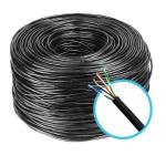 Cftv. Cabo Rede Cat5 Cftv 8 Vias - Bobina C/ 305m Preto