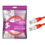 Cabo Rede Patch Cord Cat5-e 2m Vermelho