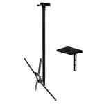 Suporte Teto Preto Tv Lcd 10" A 55"