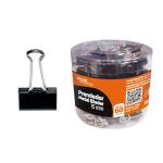 Clips Prendedor Metal 15mm Binder Preto Jocar Office Pct Com 10