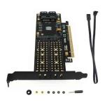 Placa Pci-e Adaptador P/ Ssd M2 Nvme E Sata Kp-ad136