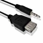 Cabo Adaptador P2 Macho Para Usb Femea (blister) Ref:le-1012