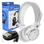 Fone C/ Microfone Estéreo Bluetooth 5.0 Kp-367 Branco