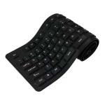 Teclado Emborrachado Flexível Dobrável Ref. Dk-014