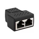 Adaptador Emenda Rj45 "y" 1 Femea P/ 2 Femeas Blindado Ref. Em-21