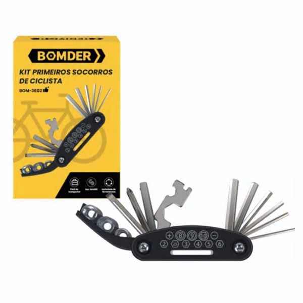 Chave P/ Bicicletas (kit Primeiros Socorros De Ciclista) Bom-3602