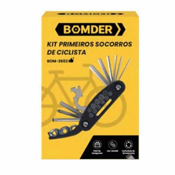 Chave P/ Bicicletas (kit Primeiros Socorros De Ciclista) Bom-3602