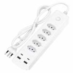 Filtro De Linha 5 Tomadas + 2 Usb + 2 Type-c Ref. Bx2205 Branco