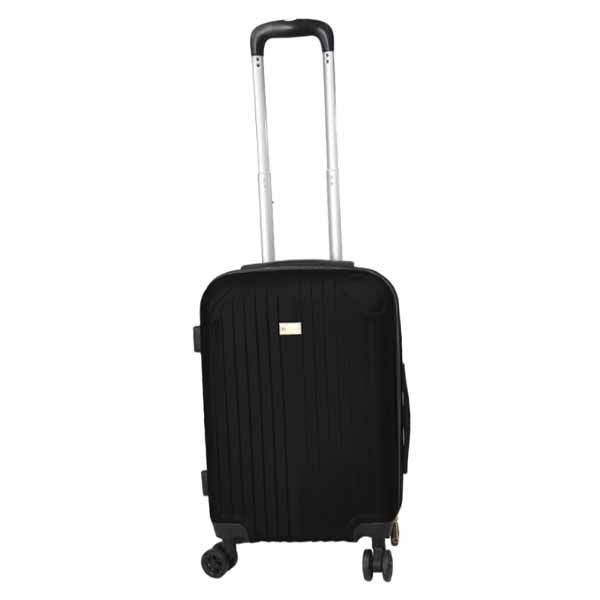 Conjunto De Malas Giratorias Em Abs Tamanhos 20/24/28 Cor Black Marca